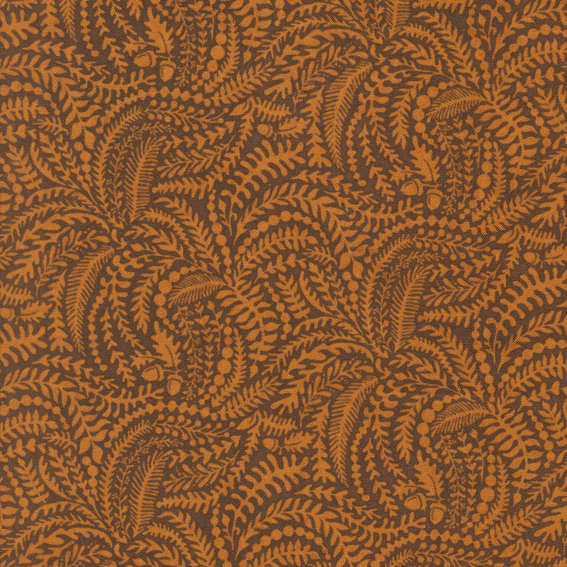 Acorn Hollow Quilt Fabric - Butternut Blender in Yam Gold - 30766 17