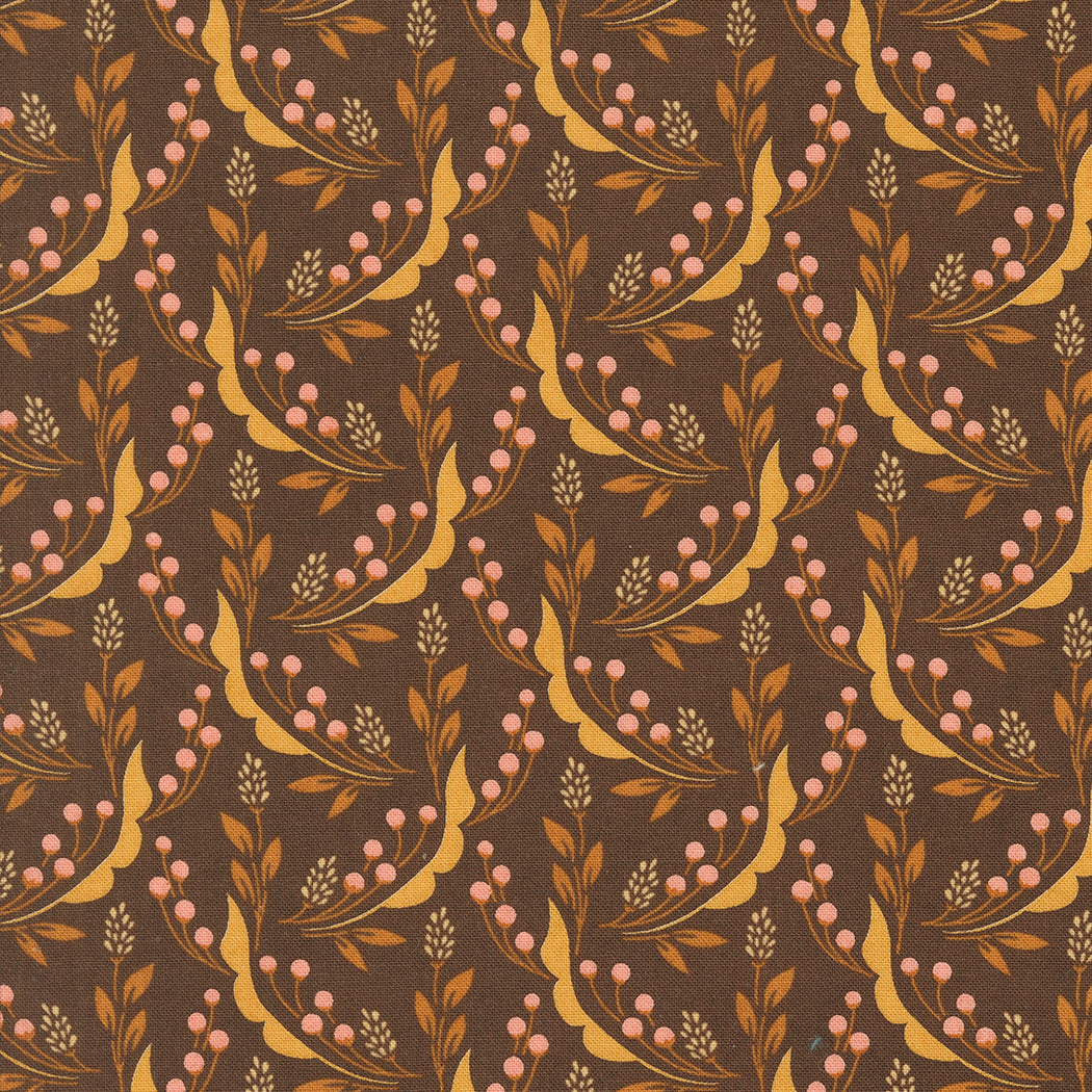 Acorn Hollow Quilt Fabric - Harvest Wheat in Nutmeg Brown - 30763 14