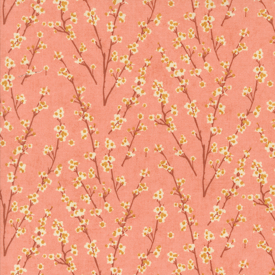 Acorn Hollow Quilt Fabric - Twiggy in Apple Pink- 30765 17