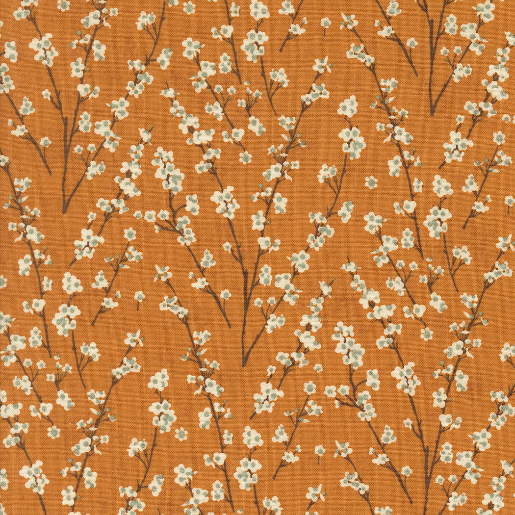 Acorn Hollow Quilt Fabric - Twiggy in Yam Gold - 30765 16
