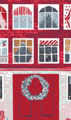 Adventale Quilt Fabric -  Advent Calendar Panel - ADV25919 - SOLD AS A 36" PANEL
