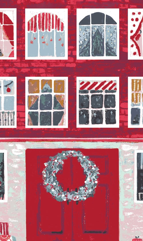 Adventale Quilt Fabric -  Advent Calendar Panel - ADV25919 - SOLD AS A 36" PANEL