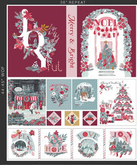 Adventale Quilt Fabric -  Merry Everything Panel - ADV25917 - SOLD AS A 36" PANEL