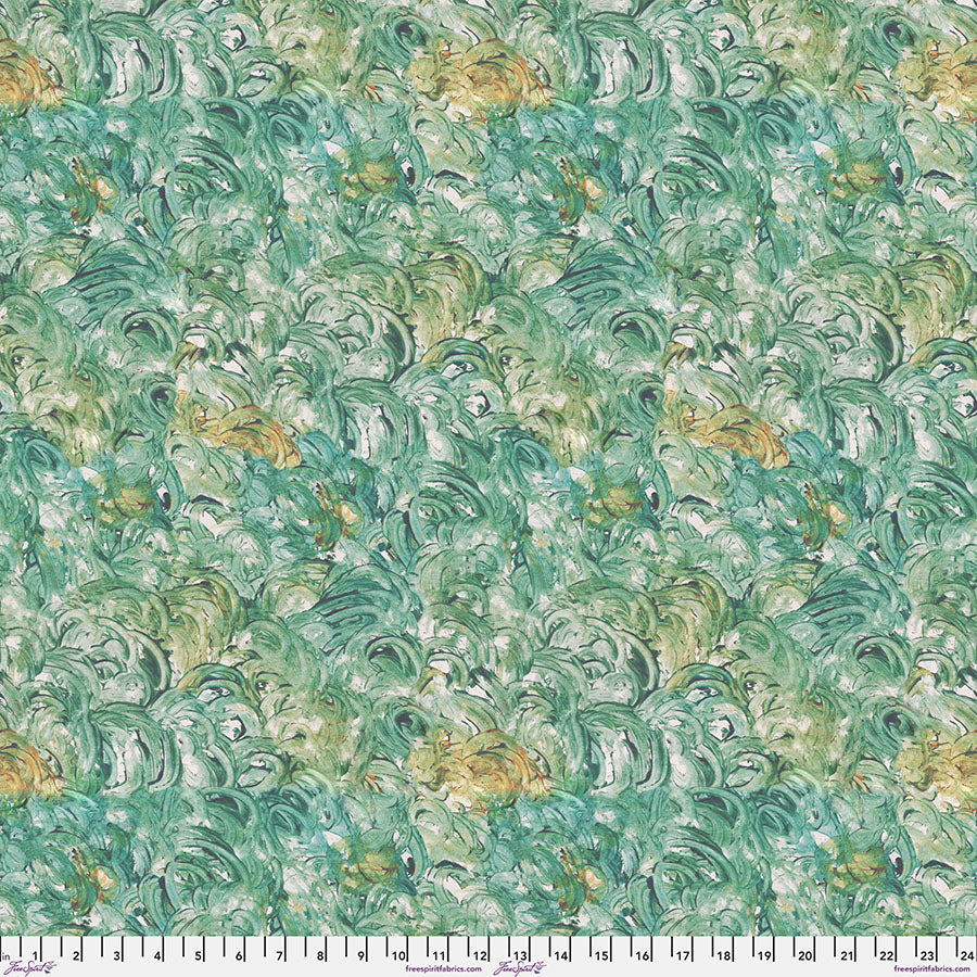 After the Rain Quilt Fabric - Flourish in Energy Green - PWDB060.ENERGY