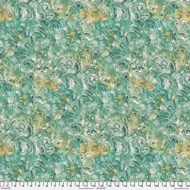After the Rain Quilt Fabric - Flourish in Energy Green - PWDB060.ENERGY