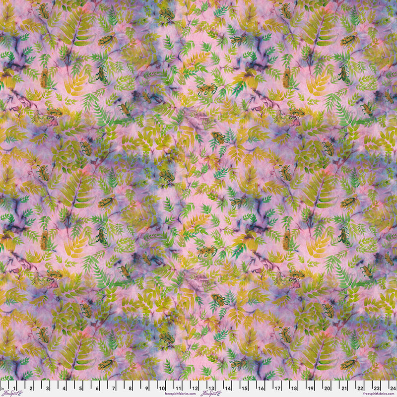 After the Rain Quilt Fabric - New Shoots in Bright Multi - PWDB056.BRIGHT