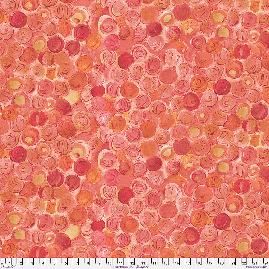 After the Rain Quilt Fabric - The Sun's Out in Sunny Orange - PWDB061.SUNNY