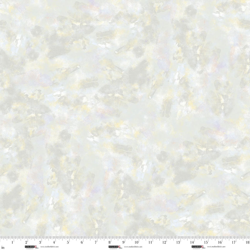 Air Mail Quilt Fabric - Blender in Mist Gray - 8505-19