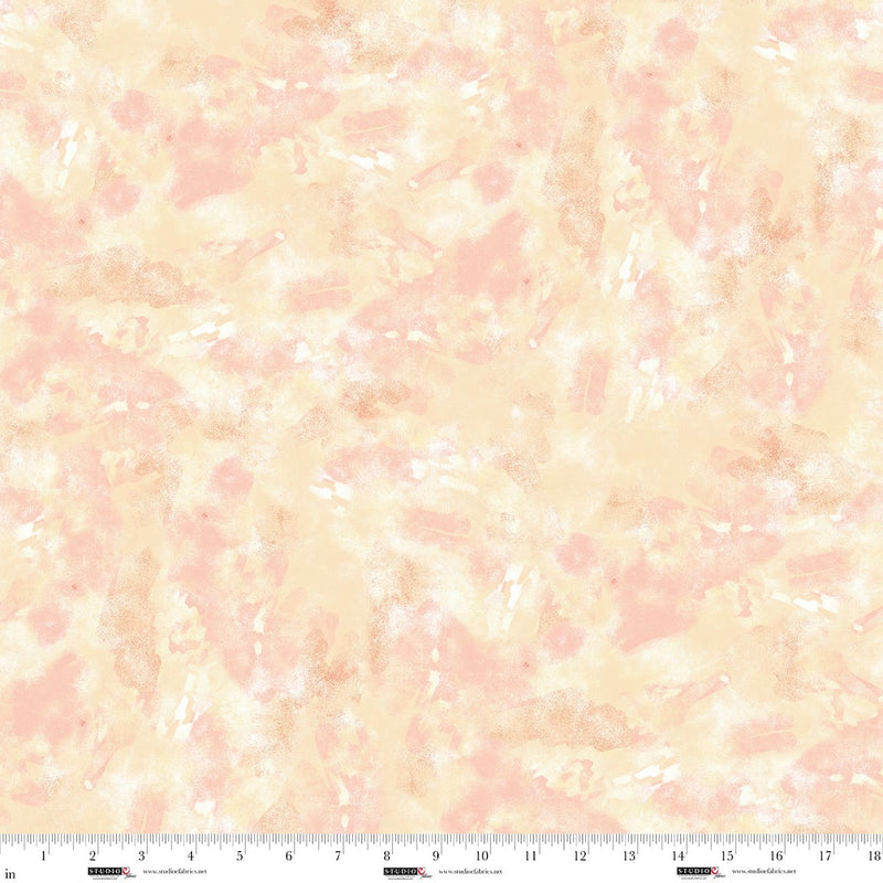 Air Mail Quilt Fabric - Blender in Peach - 8505-34