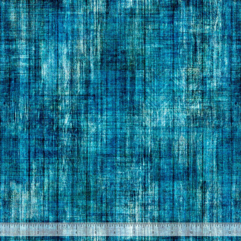 All Carolinas Shop Hop 2025 (ACSH) Quilt Fabric - Into the Woods in Teal - 2600 30840 Q