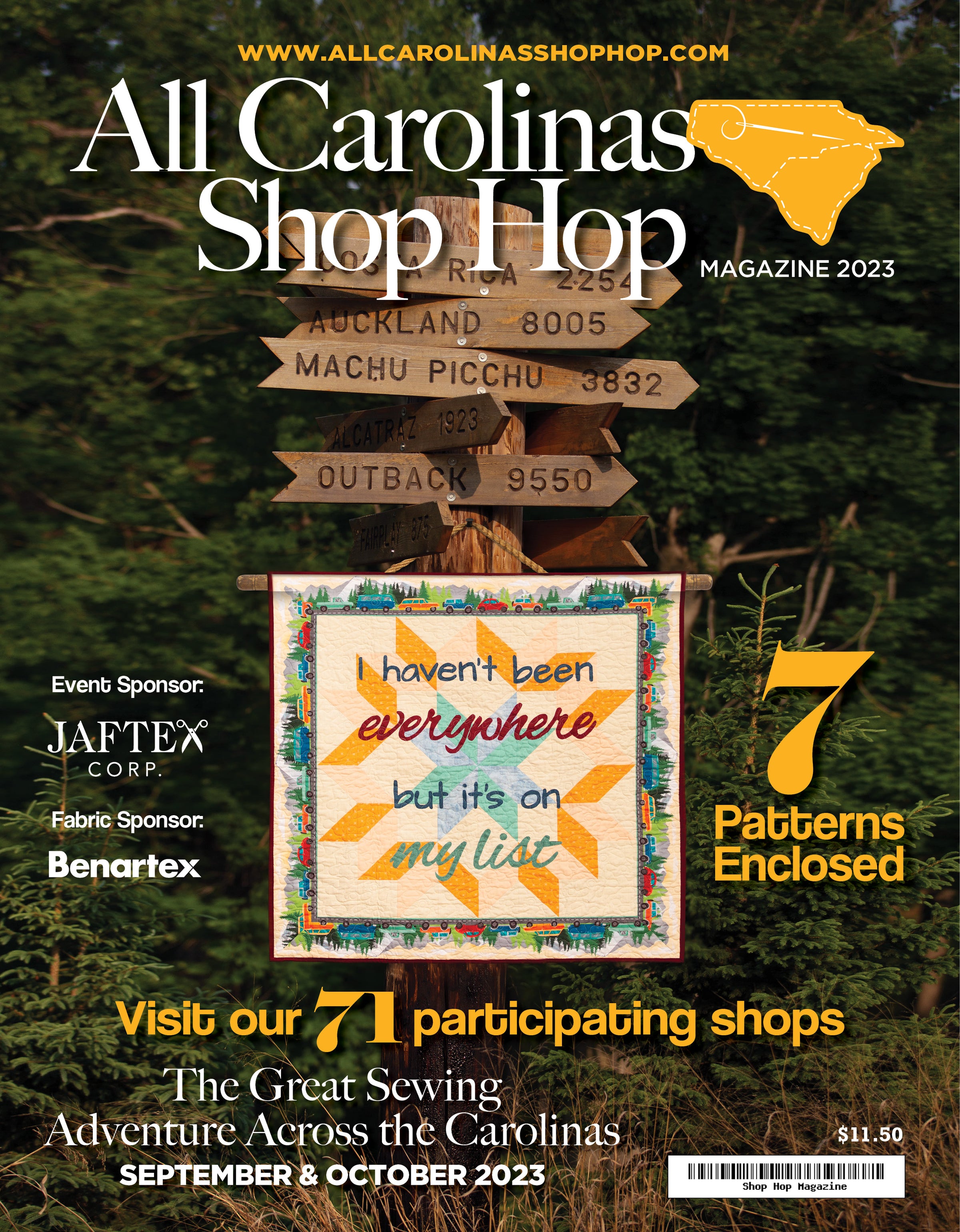 "All Carolinas Shop Hop Magazine 2023"