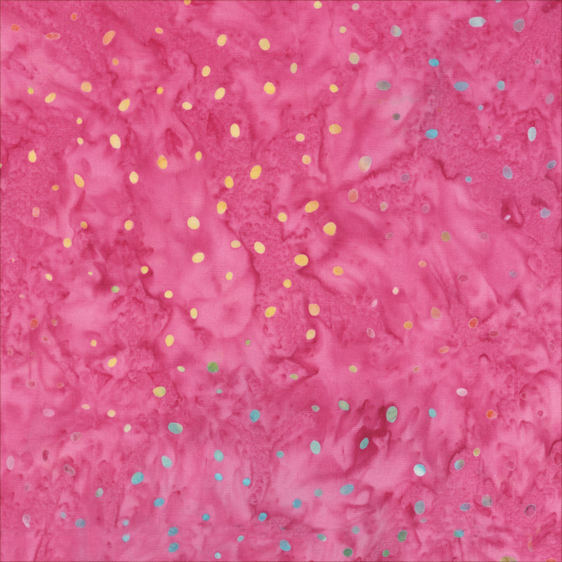 Allure Batik Quilt Fabric - Speckles in Cotton Candy Pink - 2940Q-X