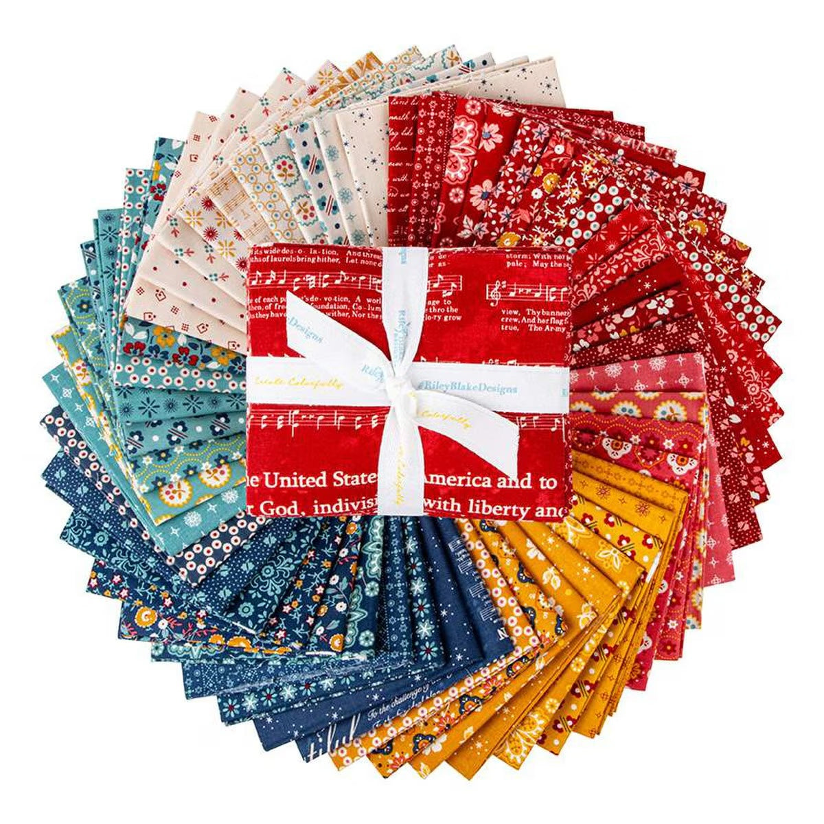 Americana Quilt Fabric by Lori Holt - 52 piece Fat Quarter Bundle - FQ-16080-52