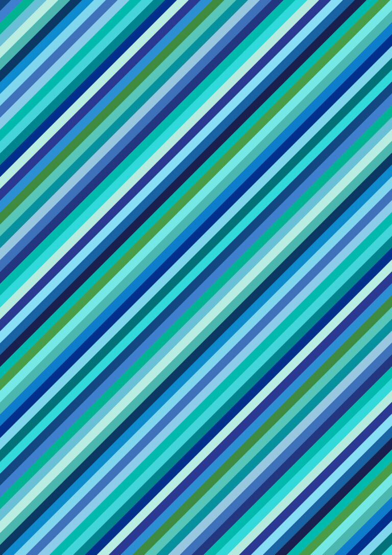 Animal Alphabet Quilt Fabric - Blue Stripes - A973C