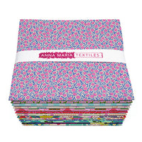 Anna Maria Colorway Precuts 3 Quilt Fabric - Bundle in Cheery - 23 Fat Quarters plus two 24" x WOF - FQ3CHRY25-10