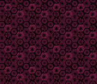Anna Maria Indelible Ink Quilt Fabric - Busy (Bees) in Mulberry Purple - AMT1005-26L