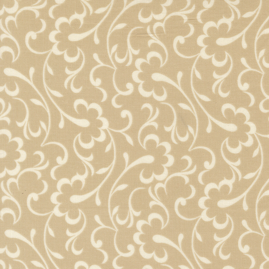Arabesque Quilt Fabric - Wilshire in Moonbeam Tan - 33833 12
