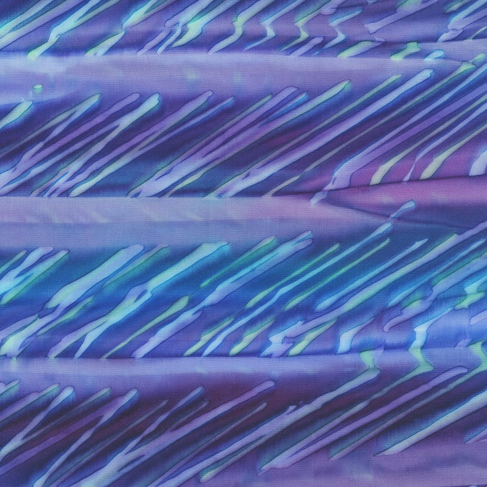 Artisan Batiks Raku Stripes Quilt Fabric - Stripes in Peacock Blue/Purple - AMD-21924-78 PEACOCK