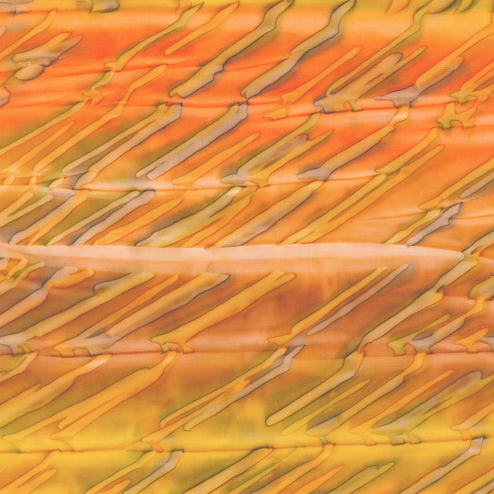 Artisan Batiks Raku Stripes Quilt Fabric - Stripes in Autumn Orange/Brown - AMD-21924-191 AUTUMN