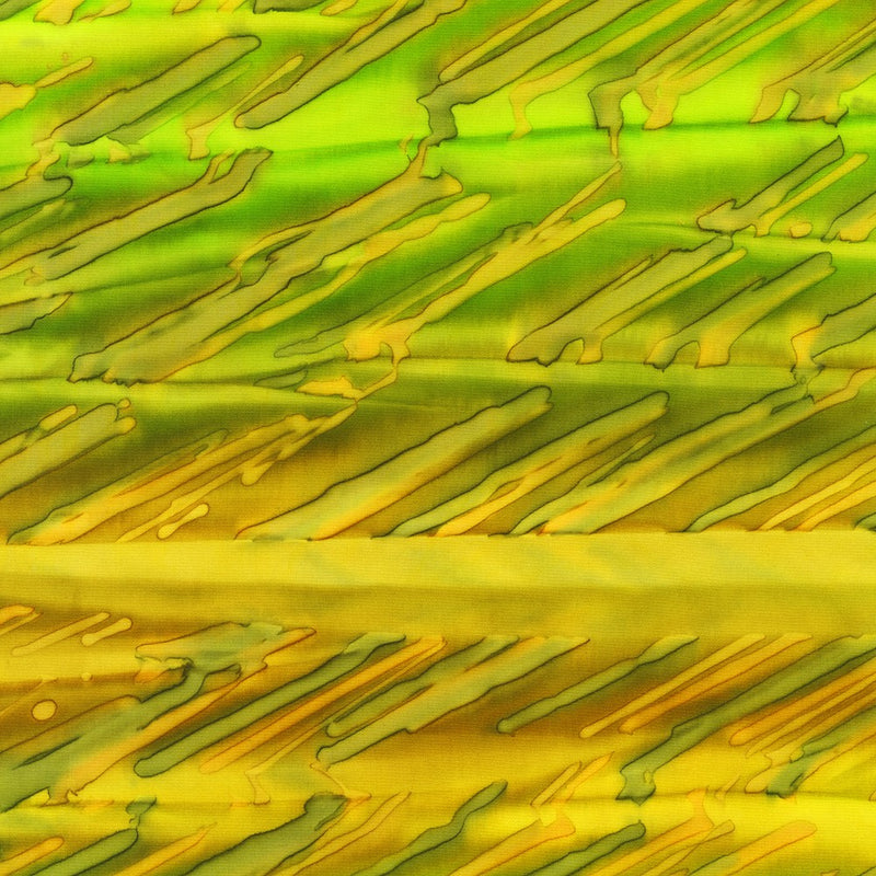 Artisan Batiks Raku Stripes Quilt Fabric - Stripes in Harvest Yellow/Green - AMD-21924-196 HARVEST