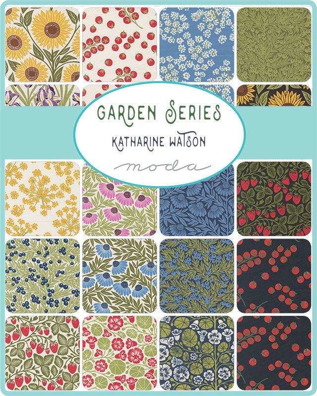 Garden Series Quilt Fabric - Layer Cake - set of 42 10" squares - 3320LC