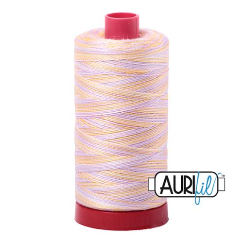 Aurifil 12 wt cotton thread, 350m, Bari Varigated (4651)