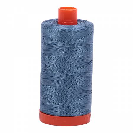 Aurifil 50 wt Cotton Thread, 1300m, Blue Grey (1126)