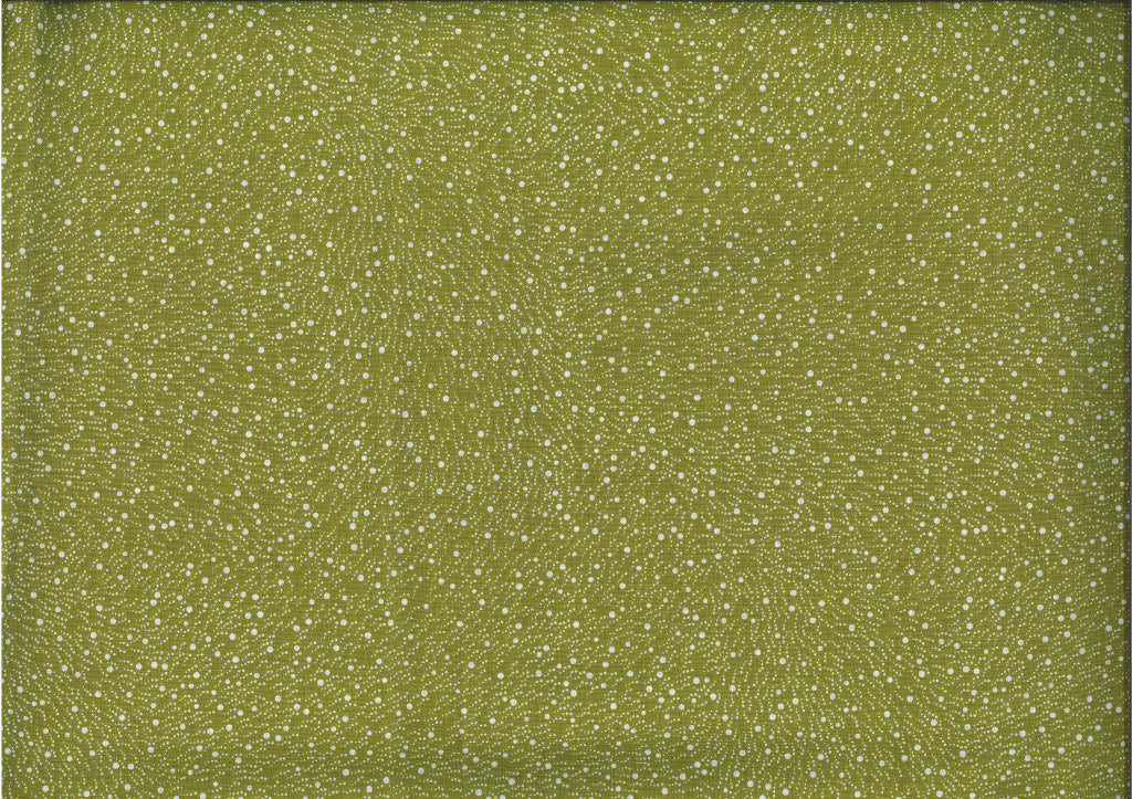 Australian Aboriginals Quilt Fabric - Bush Worm in Olive Green - BWOOL