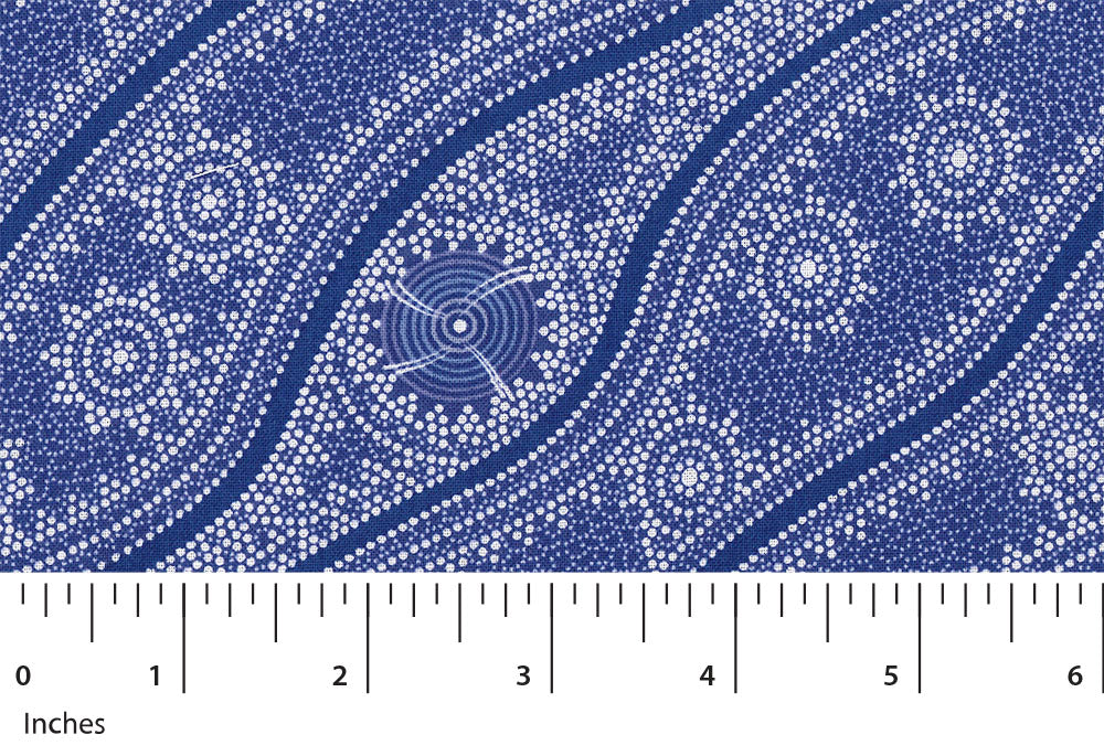 Australian Aboriginals Quilt Fabric - Stars in the Sky in Purple - STSP