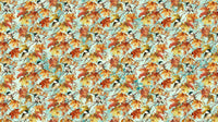 Autumn Breeze Quilt Fabric - Birds in Turquoise/Multi - DP28057-62