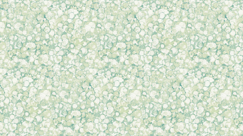 Autumn Breeze Quilt Fabric - Bubbles in Teal/Green - DP28062-61