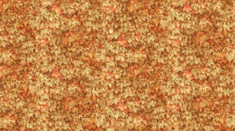 Autumn Breeze Quilt Fabric - Layered Leaves in Light Rust (Orange/Brown) - DP28059-37