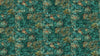Autumn Breeze Quilt Fabric - Layered Leaves in Teal - DP28059-66