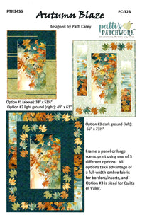 Autumn Blaze Quilt Pattern - PTN3455