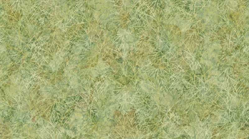 Autumn Breeze Quilt Fabric - Branches in Light Green - DP28060-72