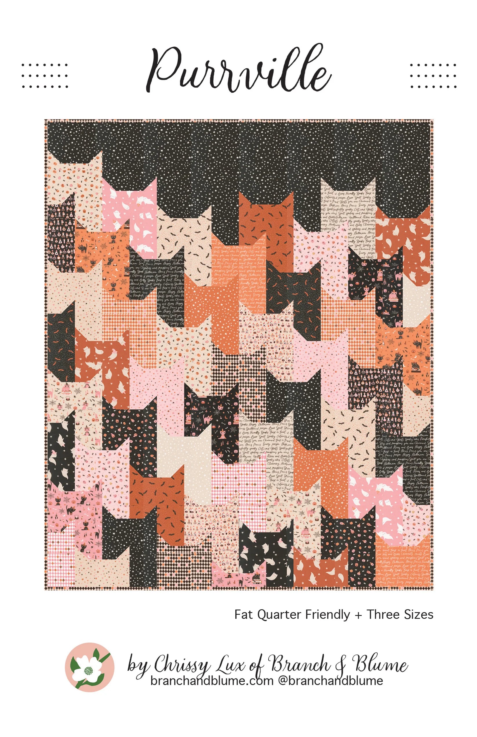 Purrville Quilt Pattern by Chrissy Lux - BNB-2516