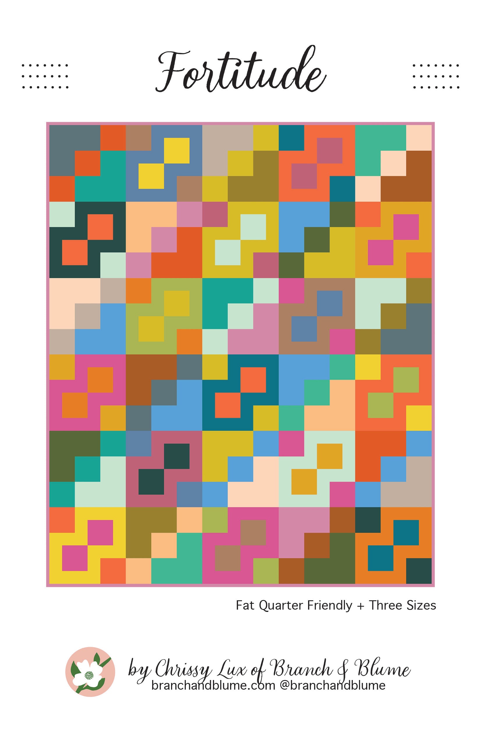 Digital Download: Fortitude Quilt Pattern by Chrissy Lux