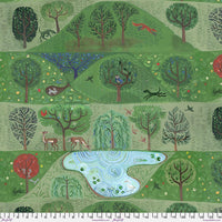 Backyard Wonders Quilt Fabric - Walk in the Wood in Scenic Multi - PTAT001.SCENIC