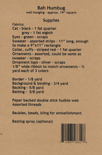 Bah Humbug Quilt Pattern - TB6128