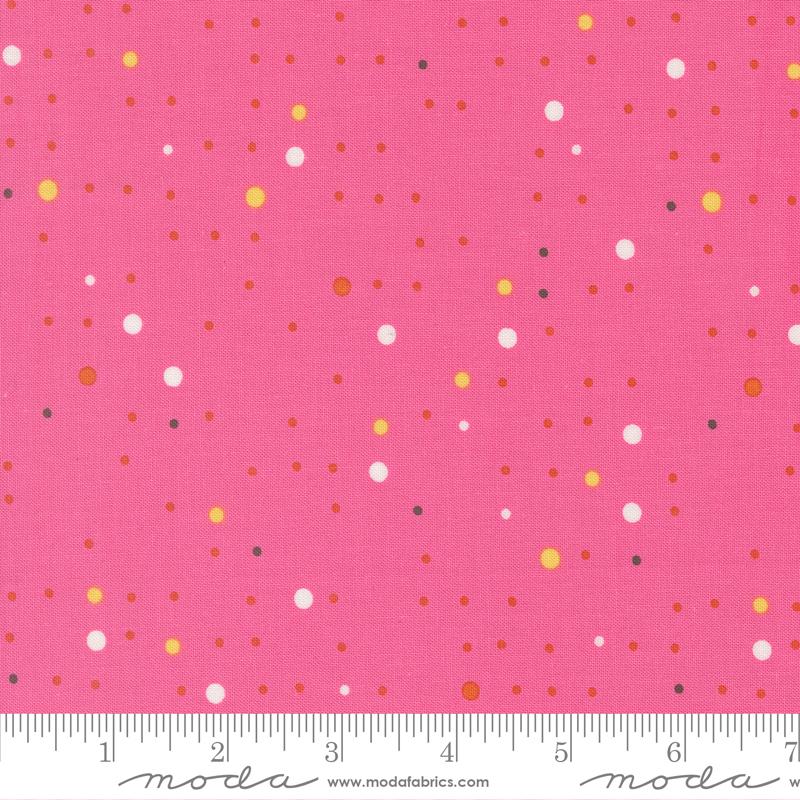 Balisong Quilt Fabric - Dapple Dot in Hibiscus Pink - 11665 14