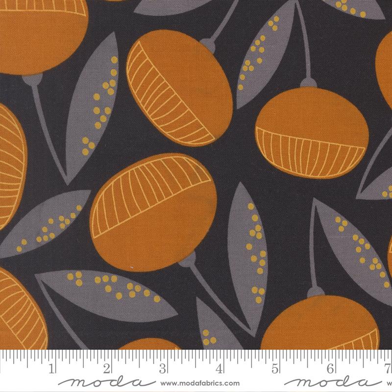 Balisong Quilt Fabric - Fruitique in Midnight Black - 11660 12