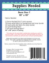 Barn Star 7 Wall Hanging Pattern - CQ 213