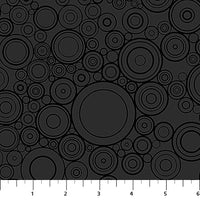 Basically Black and White Quilt Fabric - Pop in Black - 10727-99