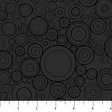 Basically Black and White Quilt Fabric - Pop in Black - 10727-99
