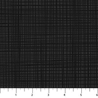 Basically Black and White Quilt Fabric - Woven in Black - 10728-99