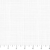 Basically Black and White Quilt Fabric - Woven in White - 10728-10