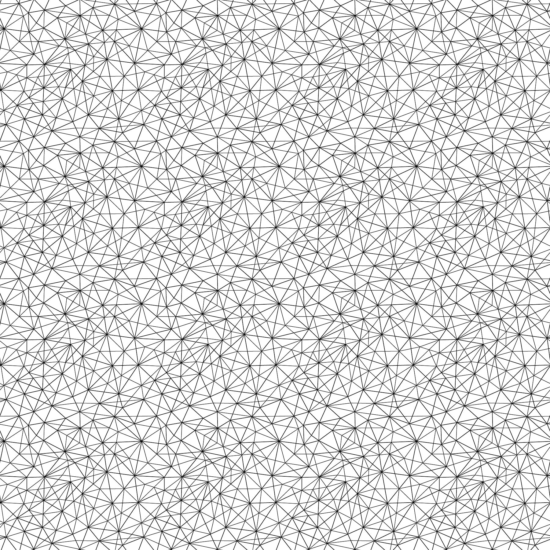Basically Black and White Quilt Fabric - Geo Mesh in Positive - 10720-11