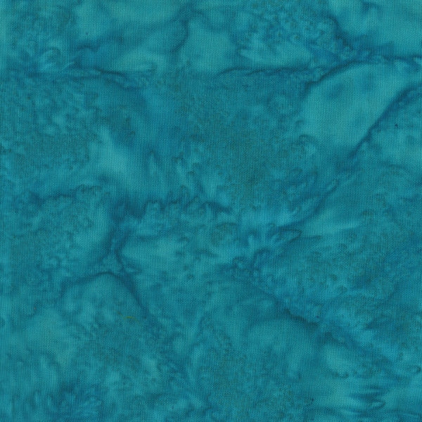 Be Colourful Batik Quilt Fabric - BeColourful in Love in a Mist Aqua - BC19Q-X