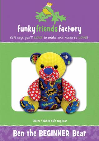 Ben the Beginner BearStuffed Animal Quilt Pattern - FF2816