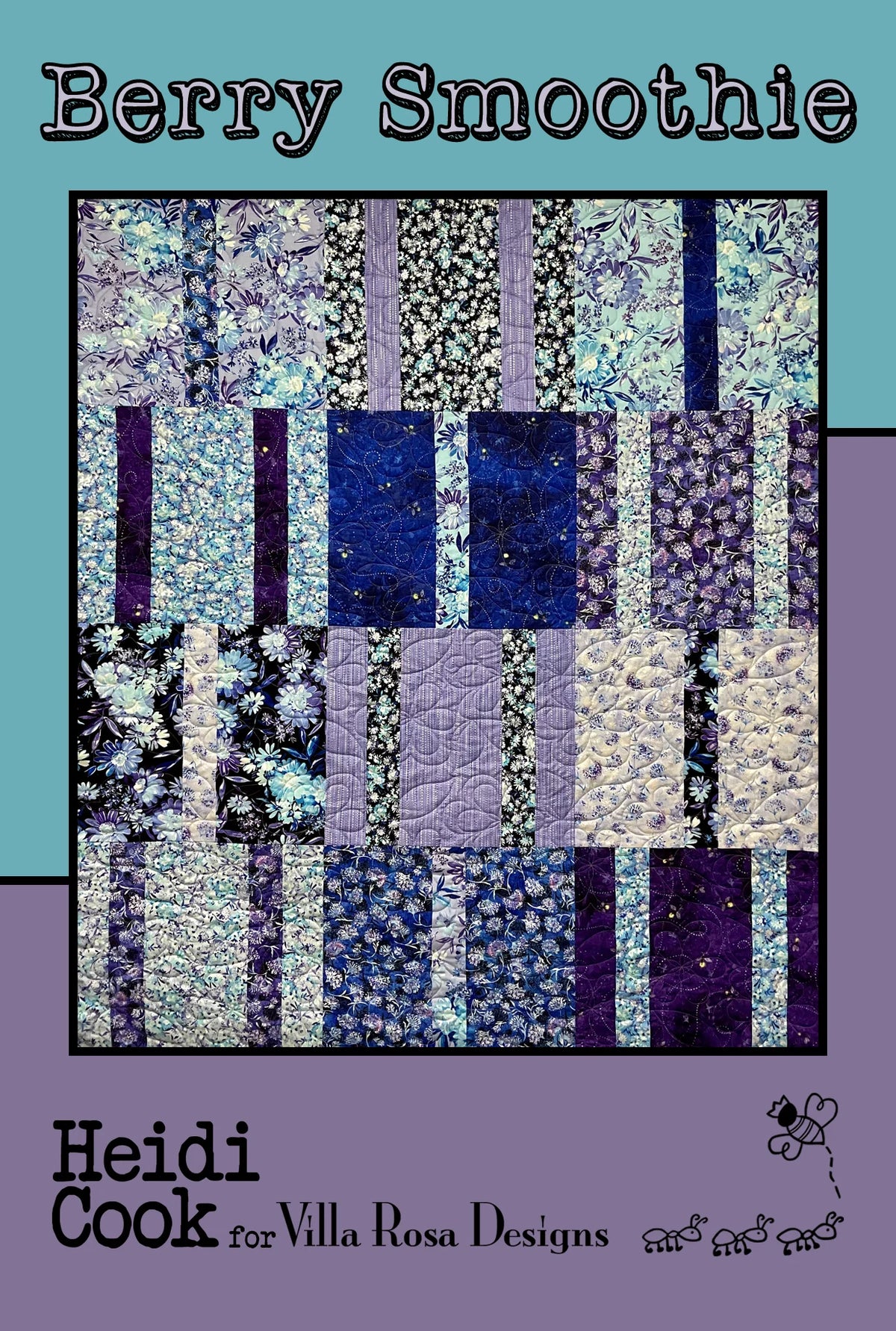 Berry Smoothie Quilt Pattern by Villa Rosa Designs
